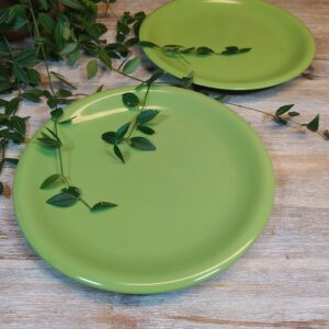 Duo Assiettes Vintages en Vert