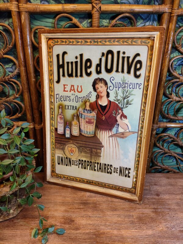 Tableau Vintage Huile d'Olive