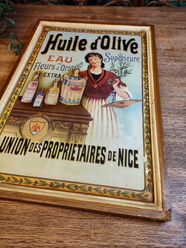 Tableau Vintage Huile d'Olive