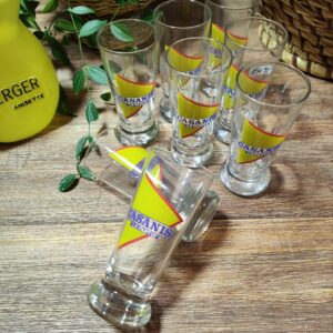 Lot de 8 Verres Casanis Vintage